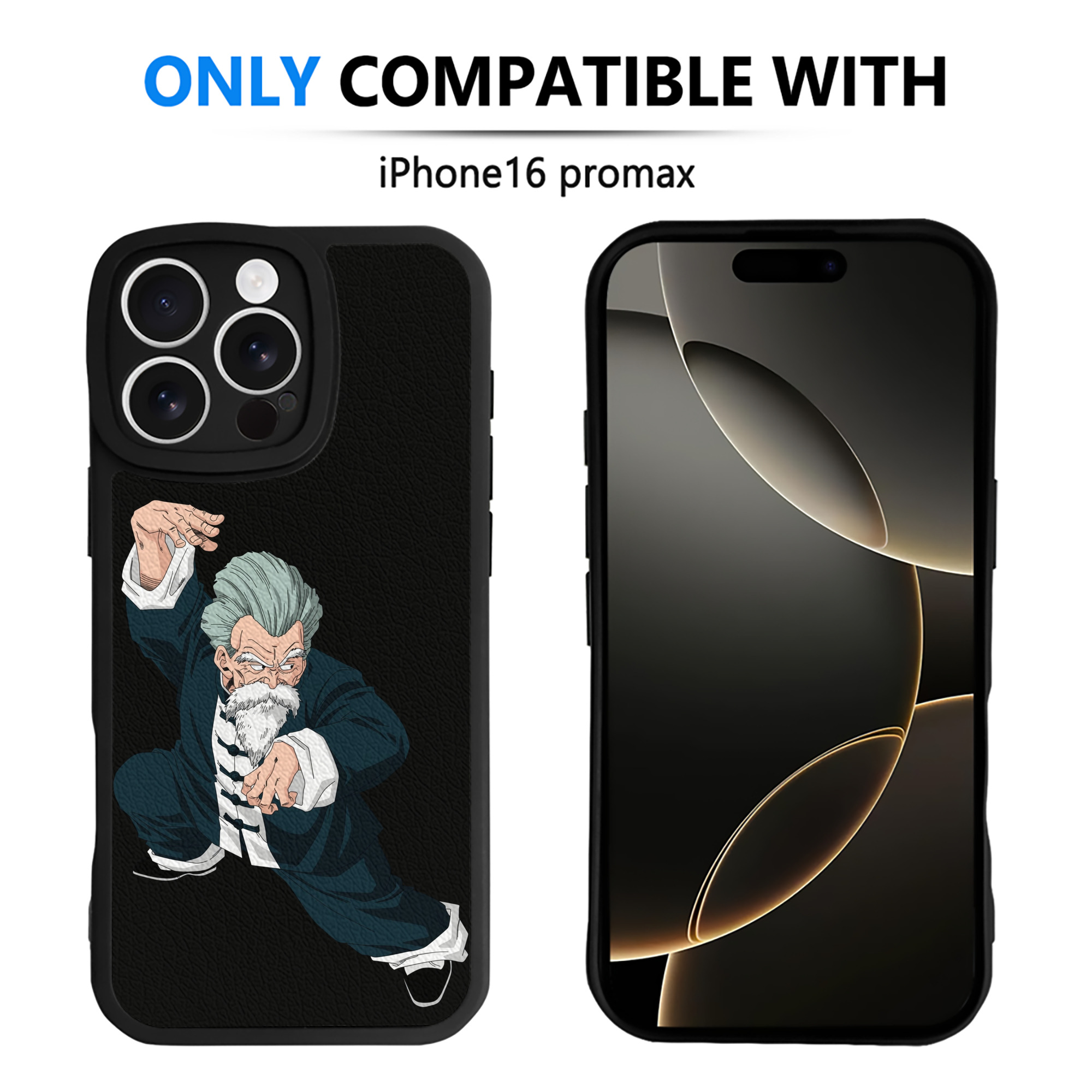 （画像用） ドラゴンボール DRAGON BALL 【iPhone 16シリーズ対応】シリコンスマホケース（レザー調） 材質：シリコン